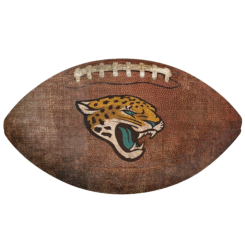 Jacksonville Jaguars 12'' Football Sign