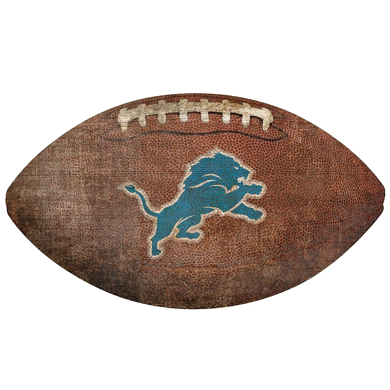 Detroit Lions 12'' Football Sign