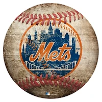 New York Mets 12'' x 12'' Baseball Sign