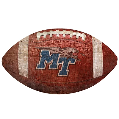 MTSU Blue Raiders 12'' Football Sign