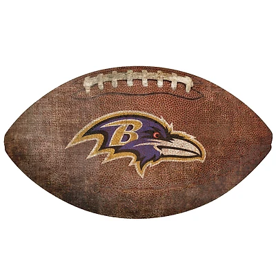 Baltimore Ravens 12'' Football Sign