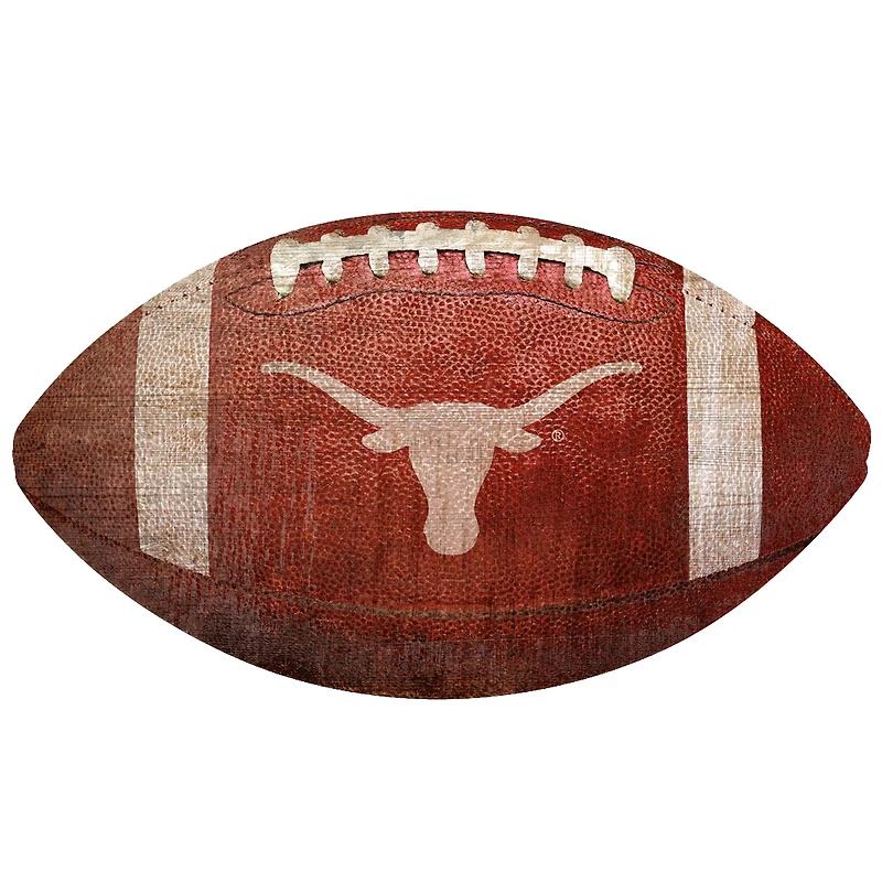 Texas Longhorns 12'' Football Sign