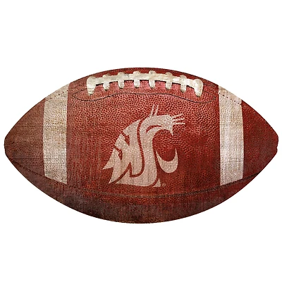 Washington State Cougars 12'' Football Sign