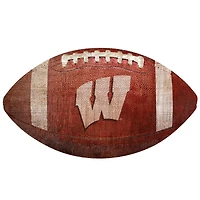 Wisconsin Badgers 12'' Football Sign
