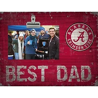 Alabama Crimson Tide 8'' x 10.5'' Best Dad Clip Frame