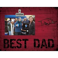 Arkansas Razorbacks 8'' x 10.5'' Best Dad Clip Frame