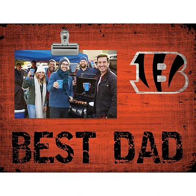 Cincinnati Bengals 8'' x 10.5'' Best Dad Clip Frame