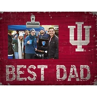 Indiana Hoosiers 8'' x 10.5'' Best Dad Clip Frame