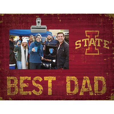 Iowa State Cyclones 8'' x 10.5'' Best Dad Clip Frame