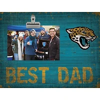 Jacksonville Jaguars 8'' x 10.5'' Best Dad Clip Frame
