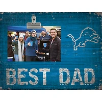 Detroit Lions 8'' x 10.5'' Best Dad Clip Frame