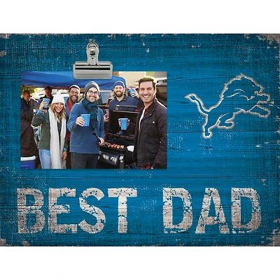 Detroit Lions 8'' x 10.5'' Best Dad Clip Frame