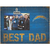 Los Angeles Chargers 8'' x 10.5'' Best Dad Clip Frame