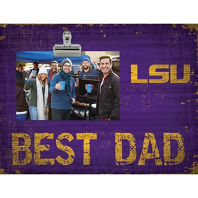 LSU Tigers 8'' x 10.5'' Best Dad Clip Frame
