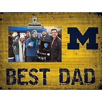 Michigan Wolverines 8'' x 10.5'' Best Dad Clip Frame
