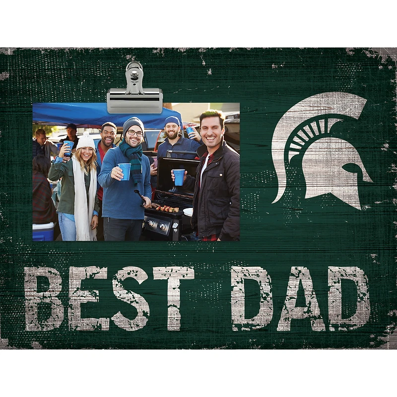 Michigan State Spartans 8'' x 10.5'' Best Dad Clip Frame
