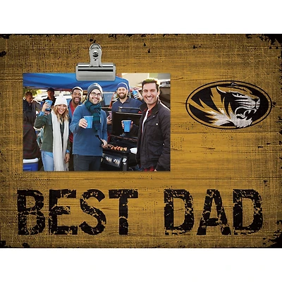 Missouri Tigers 8'' x 10.5'' Best Dad Clip Frame