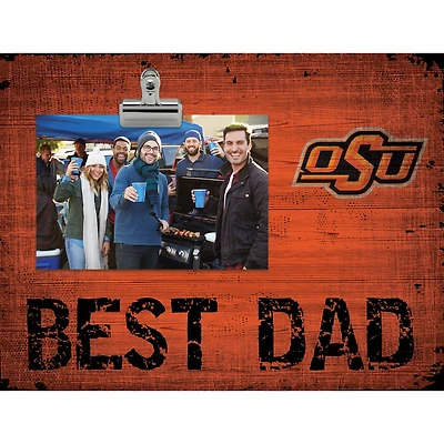 Oklahoma State Cowboys 8'' x 10.5'' Best Dad Clip Frame