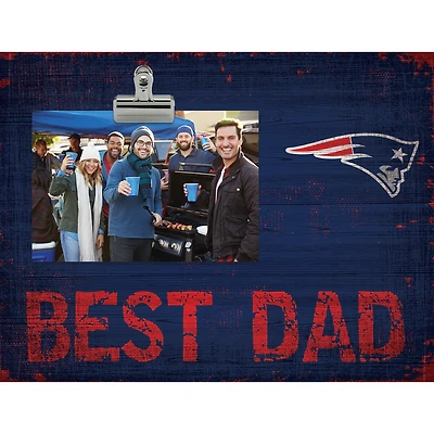 New England Patriots 8'' x 10.5'' Best Dad Clip Frame