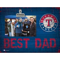 Texas Rangers 8'' x 10.5'' Best Dad Clip Frame