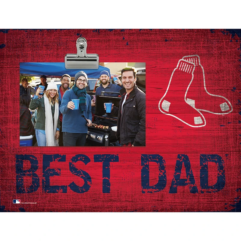 Boston Red Sox 8'' x 10.5'' Best Dad Clip Frame
