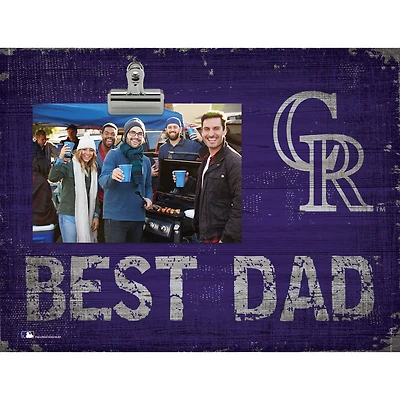 Colorado Rockies 8'' x 10.5'' Best Dad Clip Frame