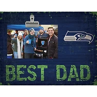 Seattle Seahawks 8'' x 10.5'' Best Dad Clip Frame