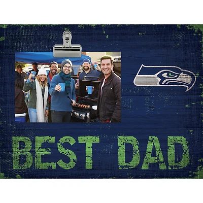 Seattle Seahawks 8'' x 10.5'' Best Dad Clip Frame