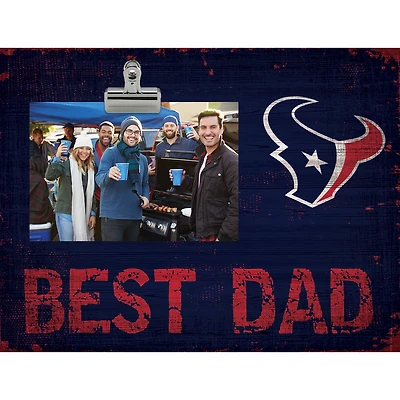 Houston Texans 8'' x 10.5'' Best Dad Clip Frame