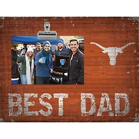 Texas Longhorns 8'' x 10.5'' Best Dad Clip Frame