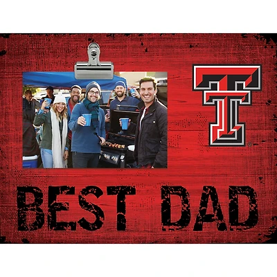 Texas Tech Red Raiders 8'' x 10.5'' Best Dad Clip Frame