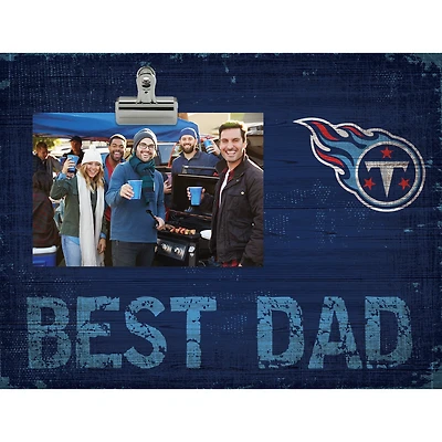 Tennessee Titans 8'' x 10.5'' Best Dad Clip Frame