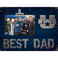 Utah State Aggies 8'' x 10.5'' Best Dad Clip Frame