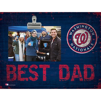 Washington Nationals 8'' x 10.5'' Best Dad Clip Frame
