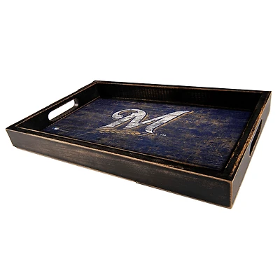 Milwaukee Brewers 9'' x 15'' Team Color Tray