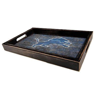 Detroit Lions 9'' x 15'' Team Color Tray