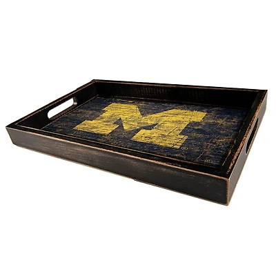 Michigan Wolverines 9'' x 15'' Team Color Tray