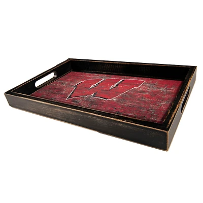Wisconsin Badgers 9'' x 15'' Team Color Tray