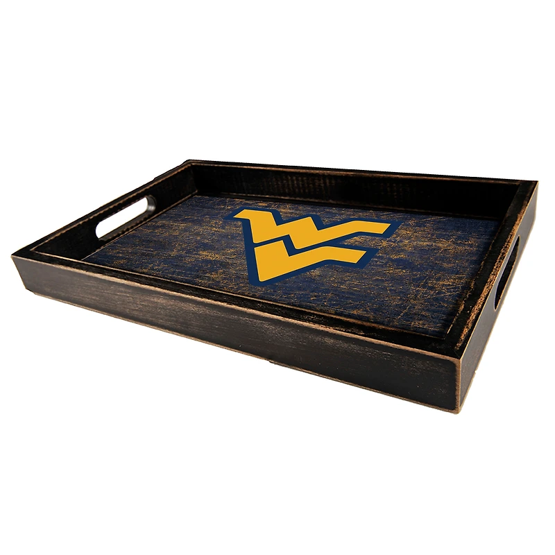 West Virginia Mountaineers 9'' x 15'' Team Color Tray