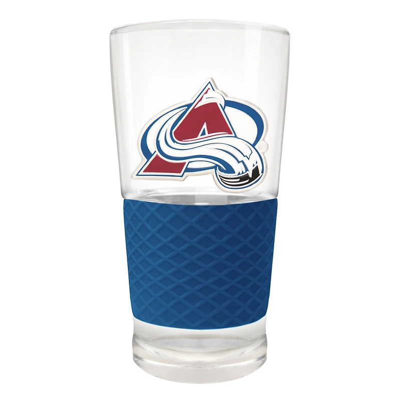 Colorado Avalanche 22oz. Pilsner Glass with Silicone Grip