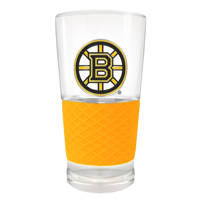 Boston Bruins 22oz. Pilsner Glass with Silicone Grip