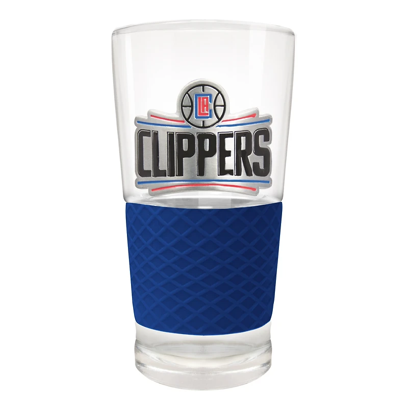 LA Clippers 22oz. Pilsner Glass with Silicone Grip