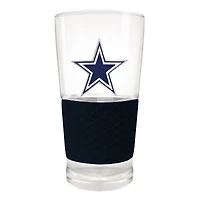 Dallas Cowboys 22oz. Pilsner Glass with Silicone Grip