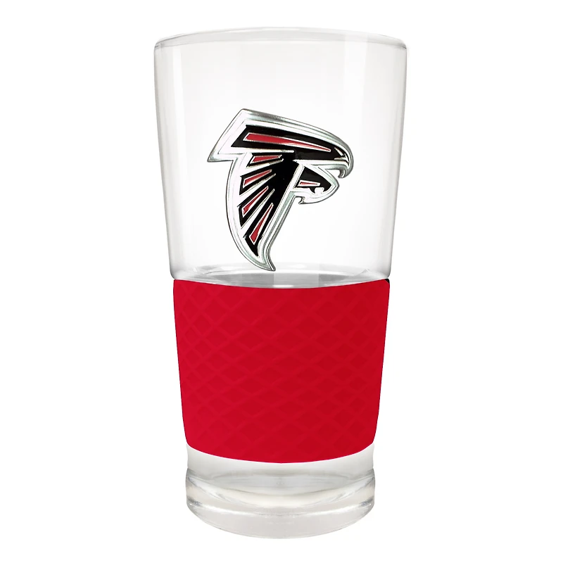 Atlanta Falcons 22oz. Pilsner Glass with Silicone Grip
