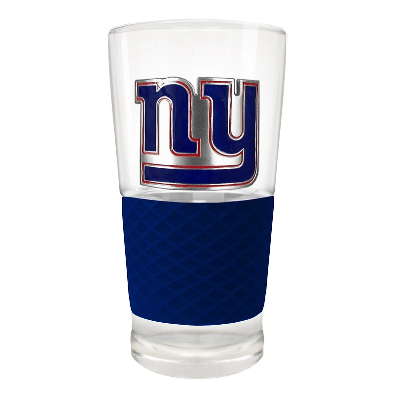 New York Giants 22oz. Pilsner Glass with Silicone Grip