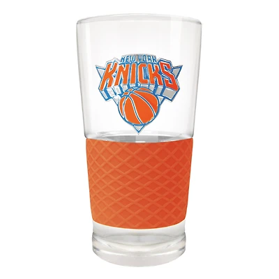 New York Knicks 22oz. Pilsner Glass with Silicone Grip