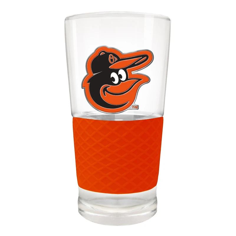 Baltimore Orioles 22oz. Pilsner Glass with Silicone Grip