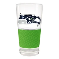 Seattle Seahawks 22oz. Pilsner Glass with Silicone Grip