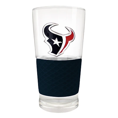 Houston Texans 22oz. Pilsner Glass with Silicone Grip