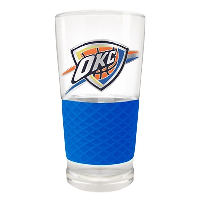 Oklahoma City Thunder 22oz. Pilsner Glass with Silicone Grip